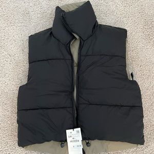 Zara cropped vest